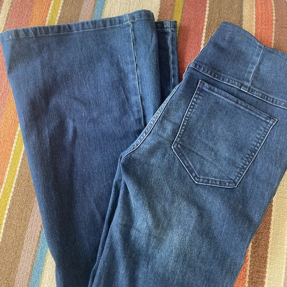 NWOT Free People Penny Pull-On Flare Jeans - Size 28 - Picture 8 of 11
